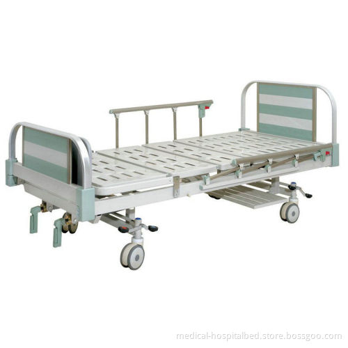 Luxury Manual Hospital Beds For Disabled , 2 Function Medical Icu Bed